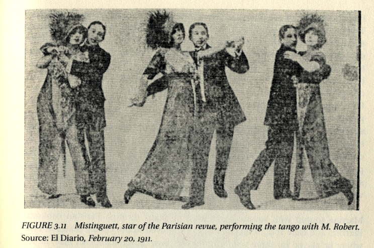 Mistinguett dansant le tango