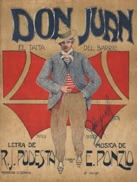 Couverture de la partition originale de Don Juan