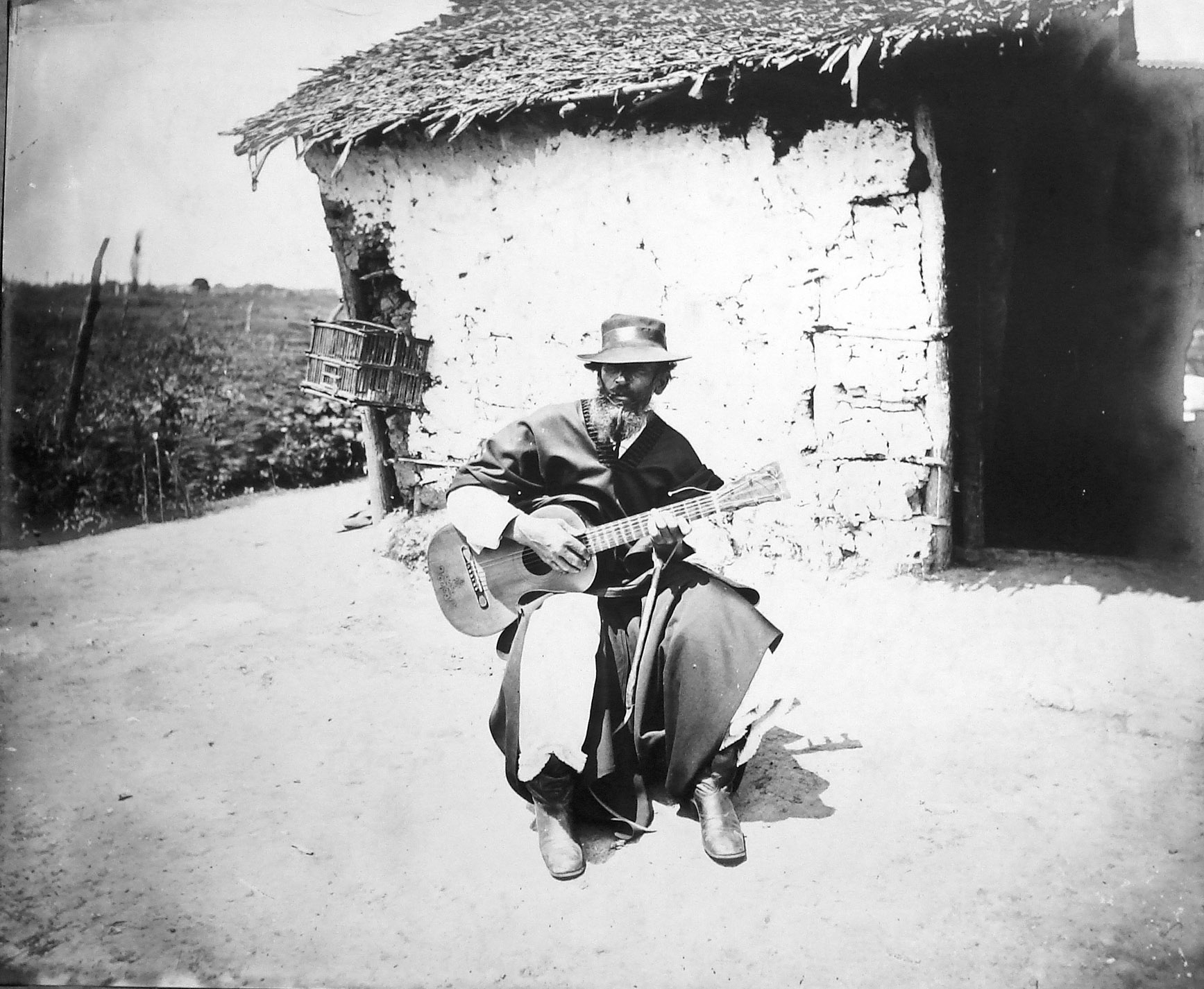 Un payador vers 1890